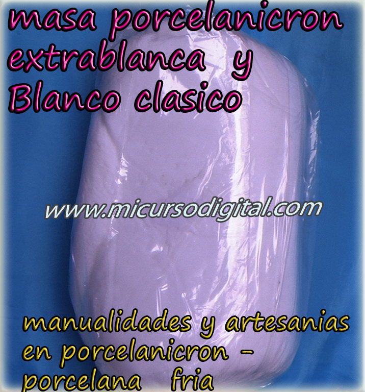masa porcelanicron, masa flexible pasta fria, figuras